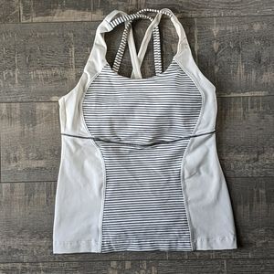 Lululemon Energy Tank Top Angel Wing Hyper Stripe